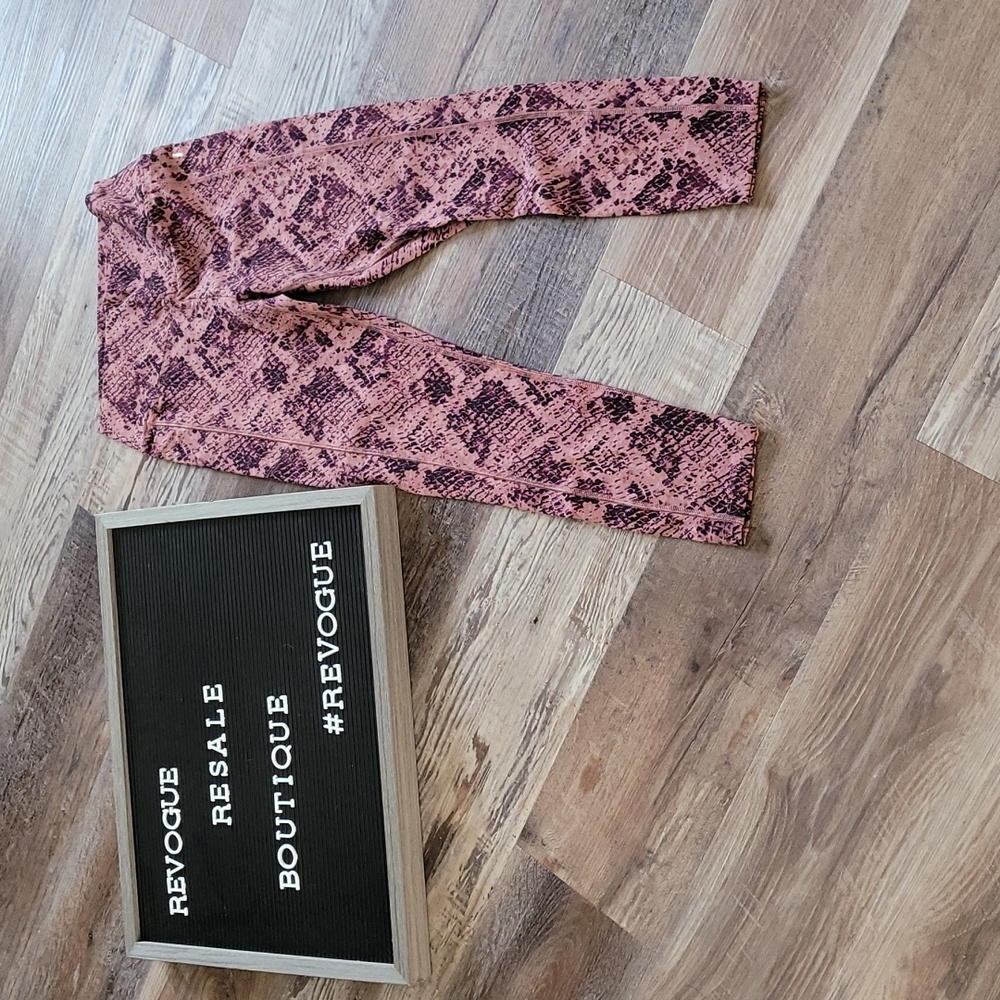 Pink Python Print Tight. - image 1